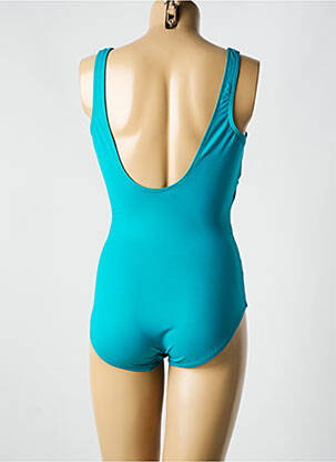 Maillot de bain 1 pièce stretch haut soutien-gorge moulé bleu MIRACLESUIT femme