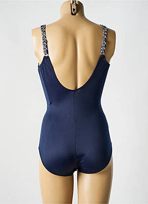 Maillot de bain 1 pièce imprimé fantaisie haut soutien-gorge moulé bleu MIRACLESUIT femme