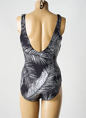 Maillot de bain 1 pièce stretch haut soutien-gorge moulé gris MIRACLESUIT femme