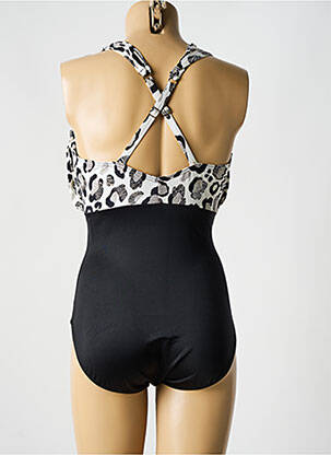 Maillot de bain 1 pièce stretch haut soutien-gorge emboitant noir MIRACLESUIT femme
