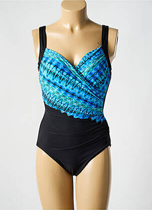 Maillot de bain 1 pièce imprimé fantaisie haut soutien-gorge emboitant bleu MIRACLESUIT femme