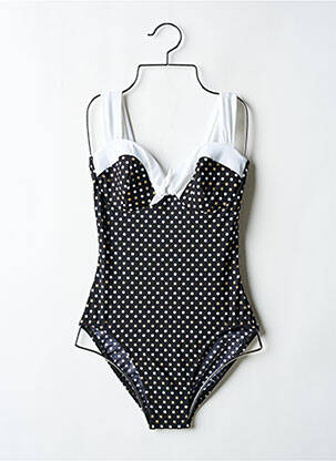Maillot de bain 1 pièce haut soutien-gorge balconnet haut soutien-gorge balconnet noir MIRACLESUIT femme
