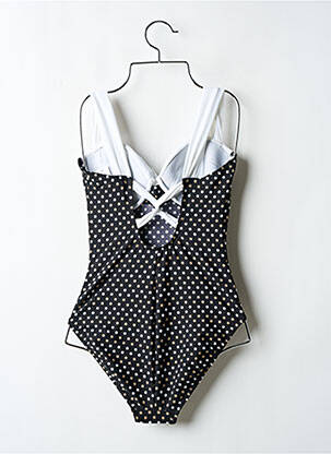 Maillot de bain 1 pièce haut soutien-gorge balconnet haut soutien-gorge balconnet noir MIRACLESUIT femme