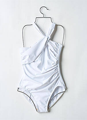 Maillot de bain 1 pièce haut soutien-gorge emboitant haut soutien-gorge emboitant blanc MIRACLESUIT femme