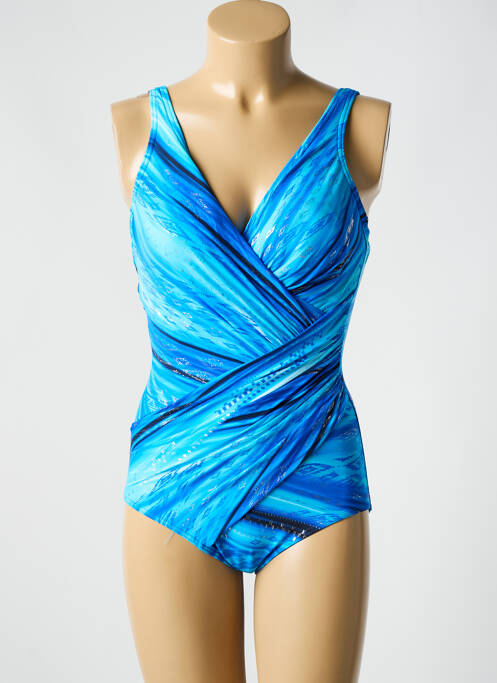 Maillot de bain 1 pièce bleu MIRACLESUIT pour femme