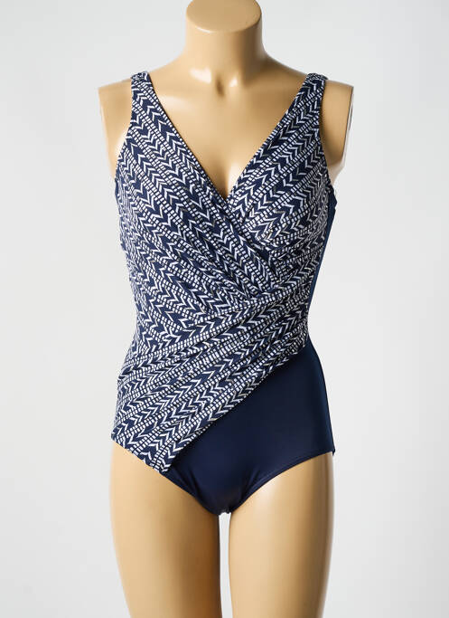 Maillot de bain 1 pièce bleu MIRACLESUIT pour femme