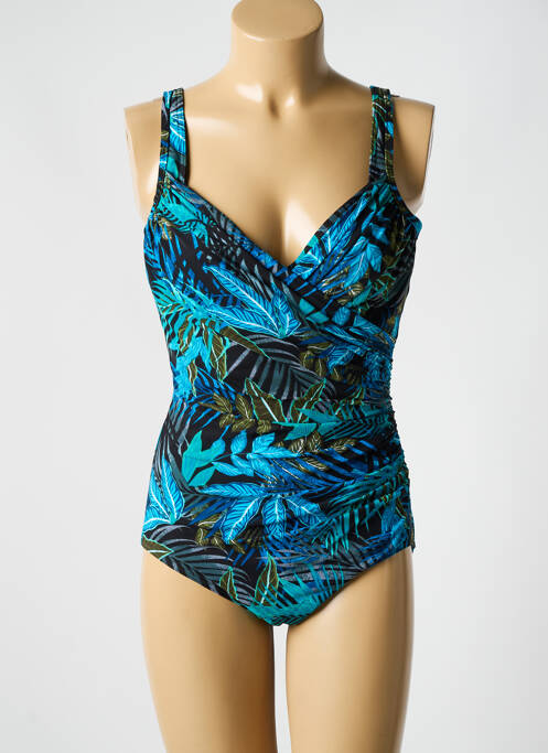 Maillot de bain 1 pièce bleu MIRACLESUIT pour femme