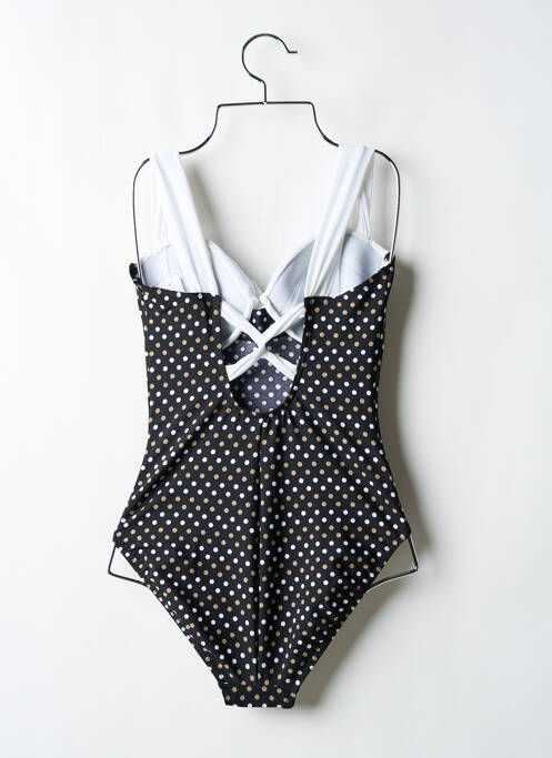 Maillot de bain 1 pièce stretch haut soutien-gorge balconnet noir MIRACLESUIT femme