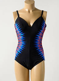 Maillot de bain 1 pièce imprimé fantaisie haut soutien-gorge moulé noir MIRACLESUIT femme