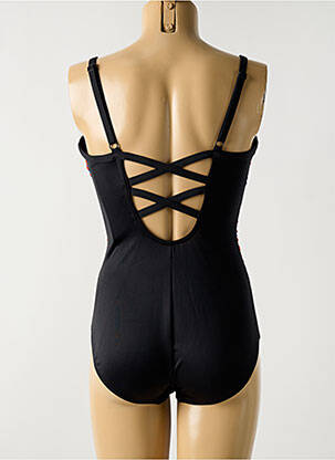 Maillot de bain 1 pièce imprimé fantaisie haut soutien-gorge moulé noir MIRACLESUIT femme