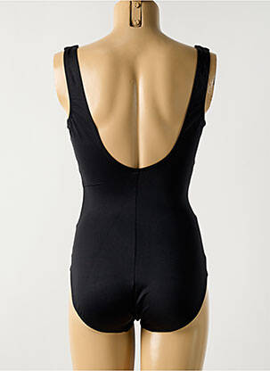 Maillot de bain 1 pièce effet matière satinée haut soutien-gorge moulé noir MIRACLESUIT femme