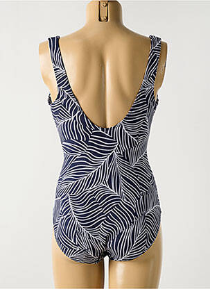Maillot de bain 1 pièce imprimé fantaisie haut soutien-gorge moulé bleu MIRACLESUIT femme