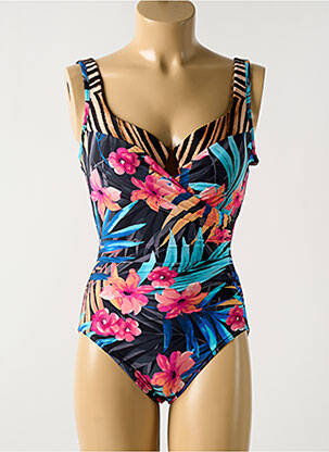 Maillot de bain 1 pièce stretch haut soutien-gorge moulé noir MIRACLESUIT femme