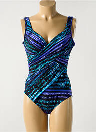 Maillot de bain 1 pièce imprimé fantaisie haut soutien-gorge moulé noir MIRACLESUIT femme