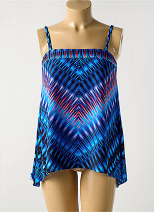 Top de bain imprimé fantaisie bleu MIRACLESUIT femme
