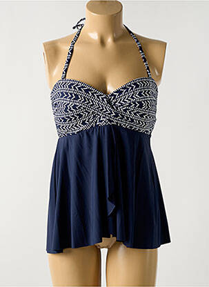 Top de bain imprimé fantaisie bleu MIRACLESUIT femme