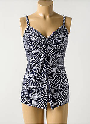 Top de bain haut soutien-gorge emboitant bleu MIRACLESUIT femme