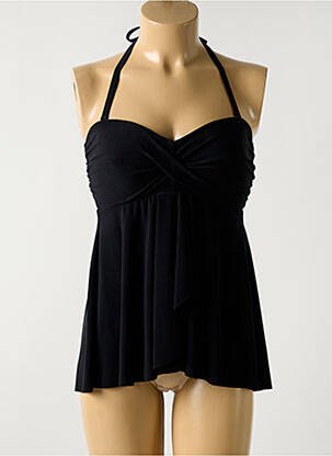 Top de bain bretelles élastiquées amovibles noir MIRACLESUIT femme