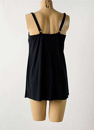 Top de bain effet matière satinée noir MIRACLESUIT femme