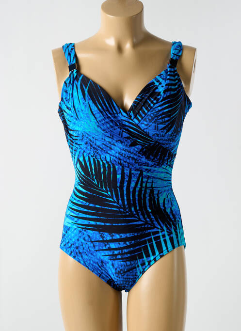 Maillot de bain 1 pièce bleu MIRACLESUIT pour femme