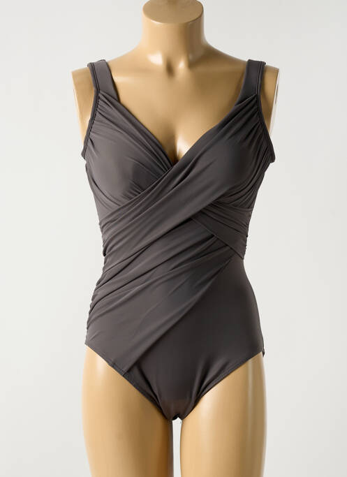 Maillot de bain 1 pièce gris MIRACLESUIT pour femme