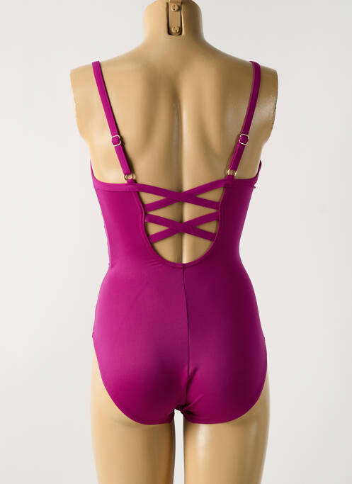Maillot de bain 1 pièce violet MIRACLESUIT pour femme