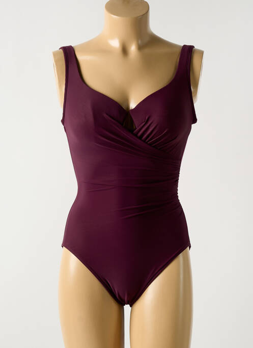 Maillot de bain 1 pièce violet MIRACLESUIT pour femme