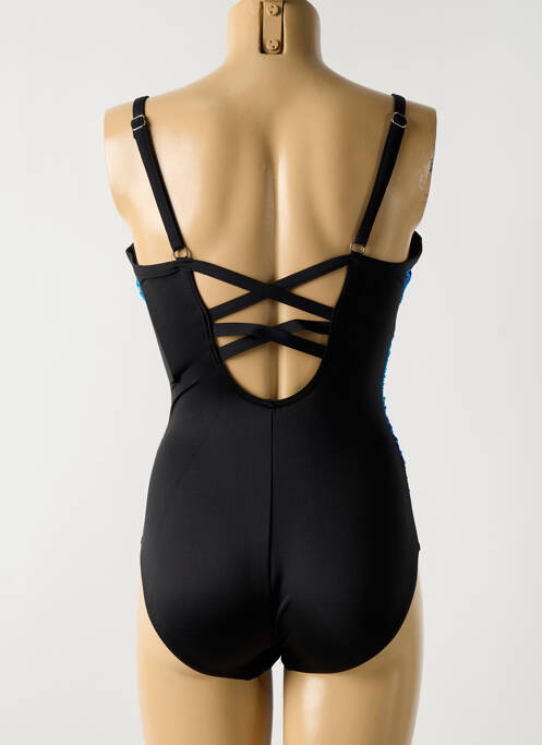Maillot de bain 1 pièce imprimé fantaisie haut soutien-gorge moulé noir MIRACLESUIT femme