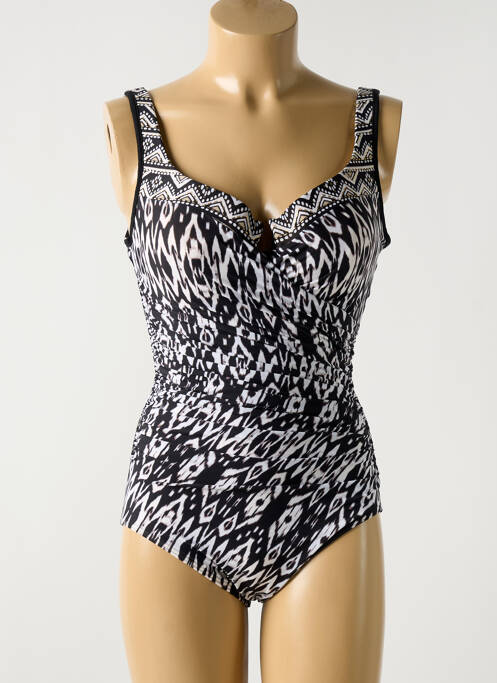 Maillot de bain 1 pièce stretch haut soutien-gorge moulé noir MIRACLESUIT femme