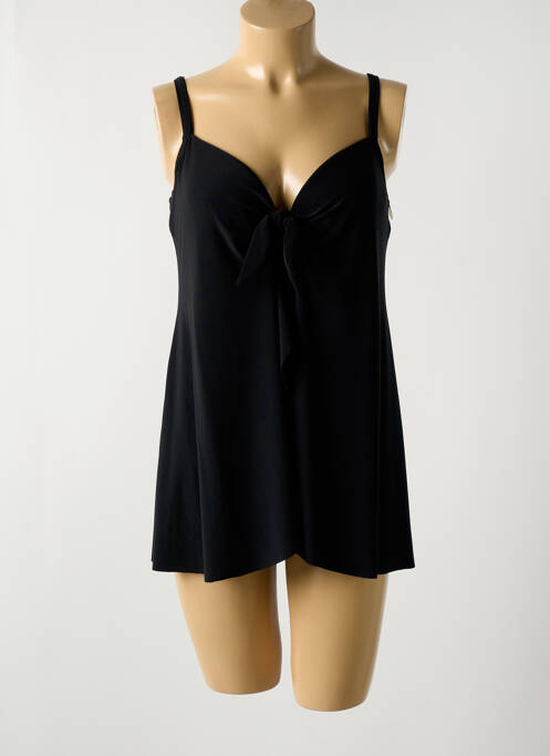 Top de bain effet matière satinée noir MIRACLESUIT femme