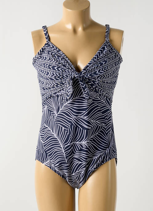 Maillot de bain 1 pièce haut soutien-gorge emboitant haut soutien-gorge emboitant bleu MIRACLESUIT femme