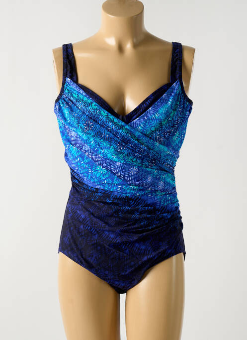Maillot de bain 1 pièce haut soutien-gorge emboitant haut soutien-gorge emboitant bleu MIRACLESUIT femme