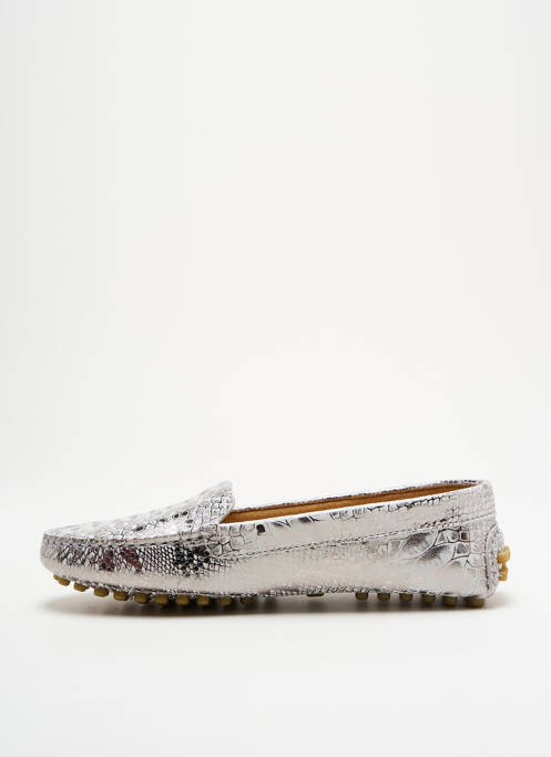 Mocassins argent VIAGGIO femme