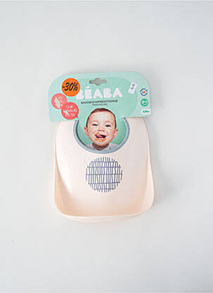 Bavoir fermeture liens à nouer beige BEABA enfant