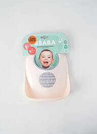 Bavoir fermeture liens à nouer beige BEABA enfant