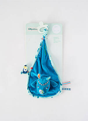 Doudou bleu LILLIPUTIENS pour enfant