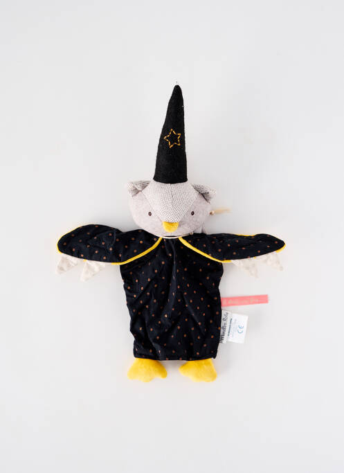 Doudou noir MOULIN ROTY pour enfant