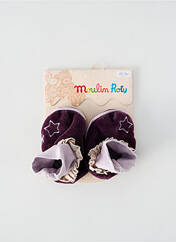 Chaussons/Pantoufles violet MOULIN ROTY pour fille seconde vue