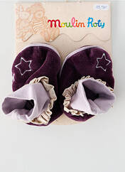 Chaussons/Pantoufles violet MOULIN ROTY pour fille seconde vue