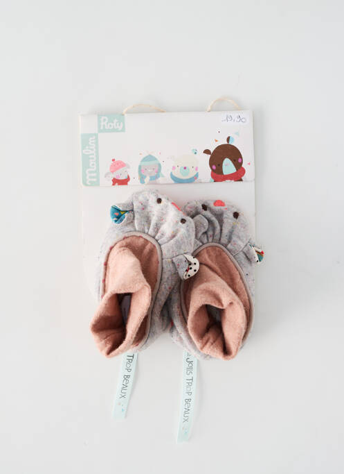 Chaussons/Pantoufles gris MOULIN ROTY pour enfant