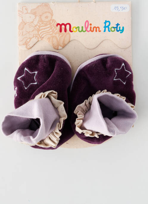 Chaussons/Pantoufles violet MOULIN ROTY fille
