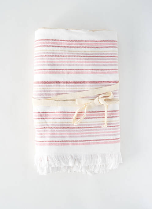 Serviette de plage rose L'OISEAU BATEAU pour enfant