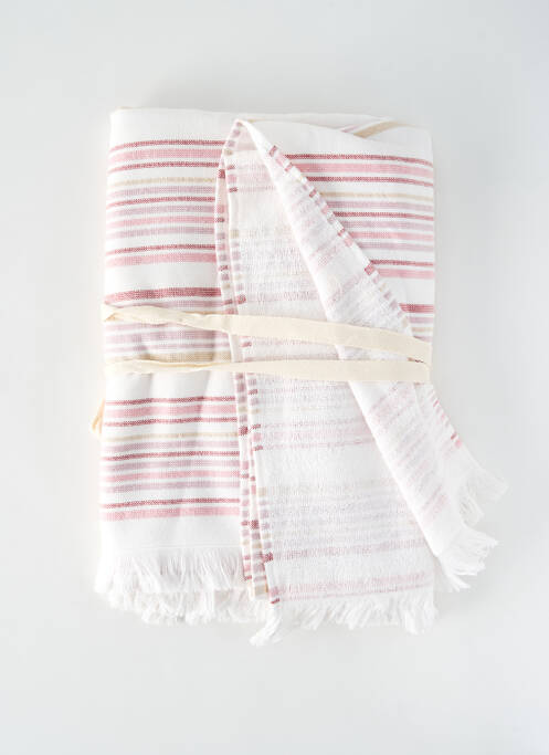 Serviette de plage rose L'OISEAU BATEAU pour enfant