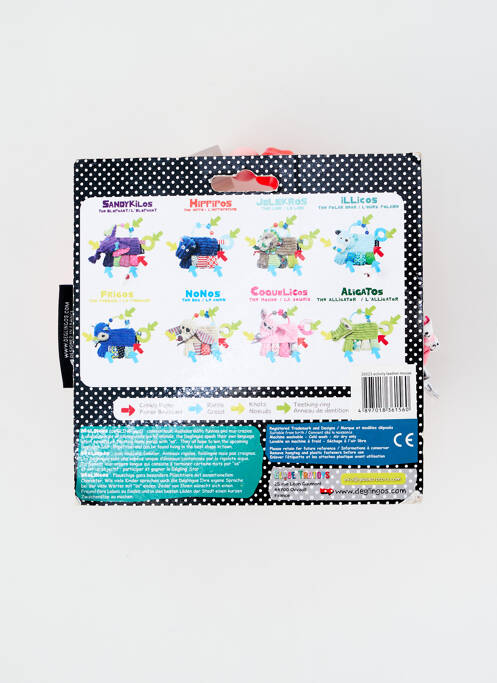 Doudou rose LES DEGLINGOS pour fille