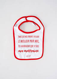 Bavoir blanc BB AND CO enfant