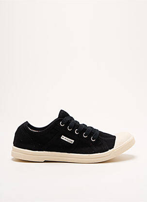 Baskets bout rond talon plat jusqu'à 3cm noir LES TROPEZIENNES PAR M.BELARBI femme