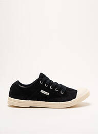 Baskets bout rond talon plat jusqu'à 3cm noir LES TROPEZIENNES PAR M.BELARBI femme