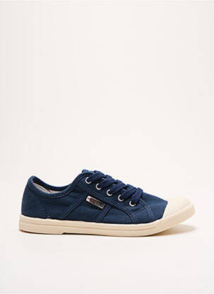 Baskets bout rond talon plat jusqu'à 3cm bleu LES TROPEZIENNES PAR M.BELARBI femme