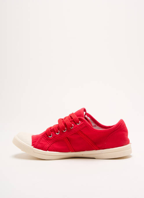 Baskets bout rond talon plat jusqu'à 3cm rouge LES TROPEZIENNES PAR M.BELARBI femme