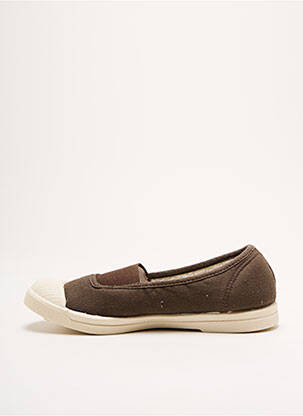 Ballerines bout rond talon plat jusqu'à 3cm marron LES TROPEZIENNES PAR M.BELARBI femme